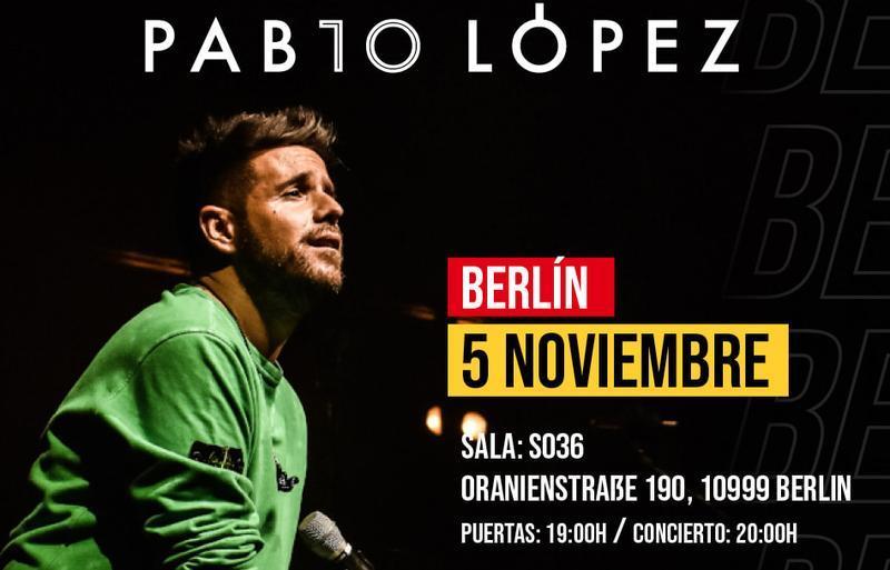 Pablo López Konzert Berlin